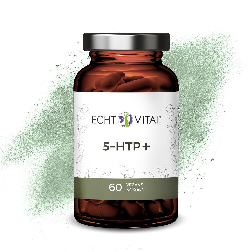 Echt Vital 5-HTP+ - 1 Glas mit 60 Kapseln - bever-naturversand