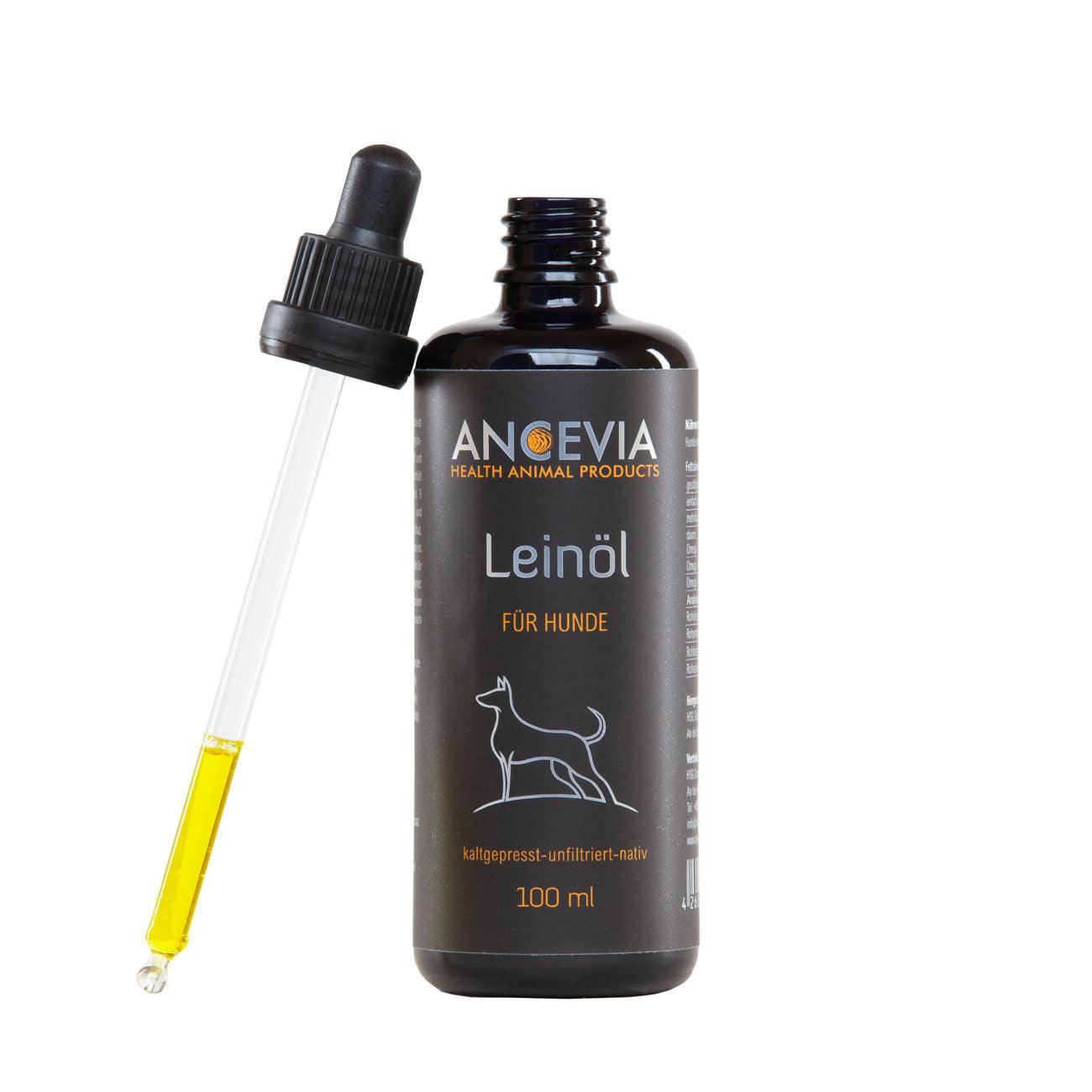 Ancevia® Leinöl für Hunde 100 ml - bever-naturversand