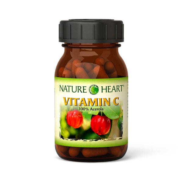 Nature Heart Vitamin C - 1 Glas mit 60 Kapseln - bever-naturversand