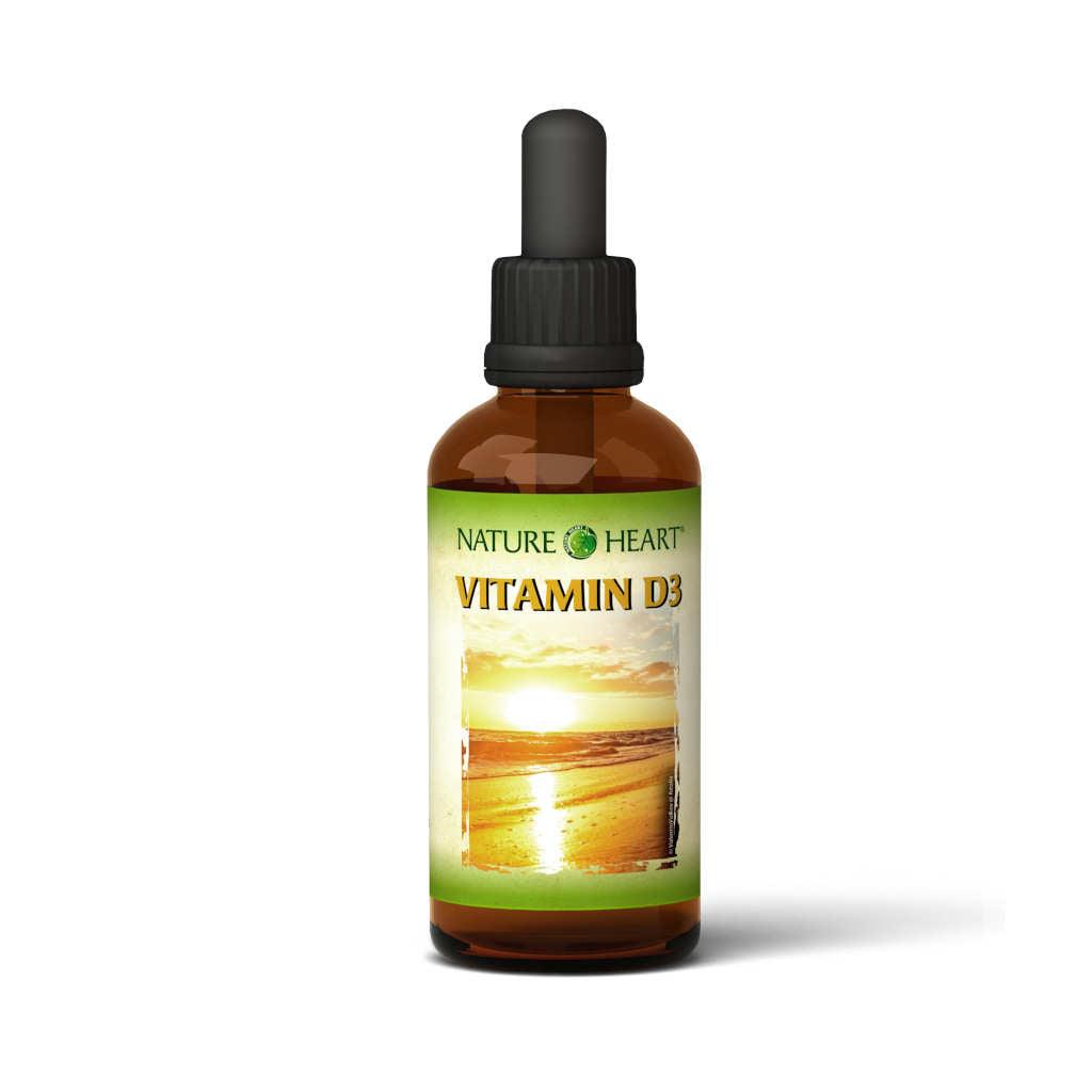 NATURE HEART Vitamin D3 - 1 Flasche mit 50 ml - bever-naturversand