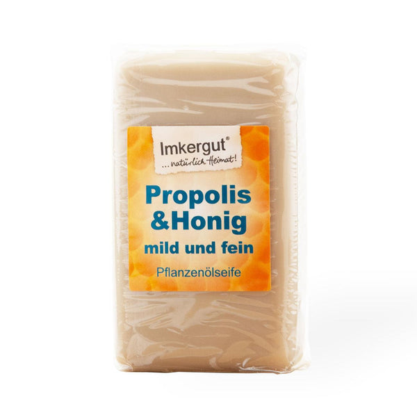 Propolis Seife reine Pflanzenölseife mit Propolis mild und fein - bever-naturversand