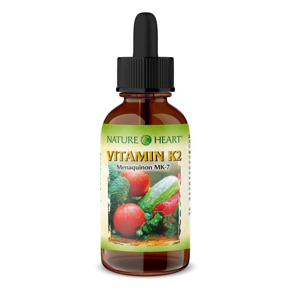 NATURE HEART Vitamin K2 - 1 Flasche mit 50 ml - bever-naturversand