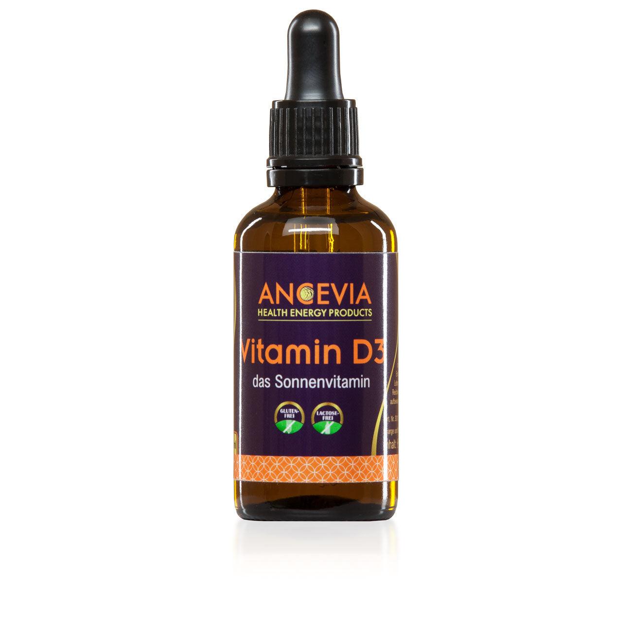 Ancevia® Vitamin D3 Tropfen 50ml – mit Pipette - bever-naturversand