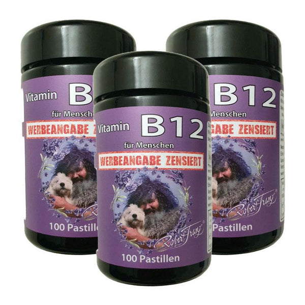 Vitamin B12 Pastillen von Robert Franz 3er Set Sparpreis - bever-naturversand
