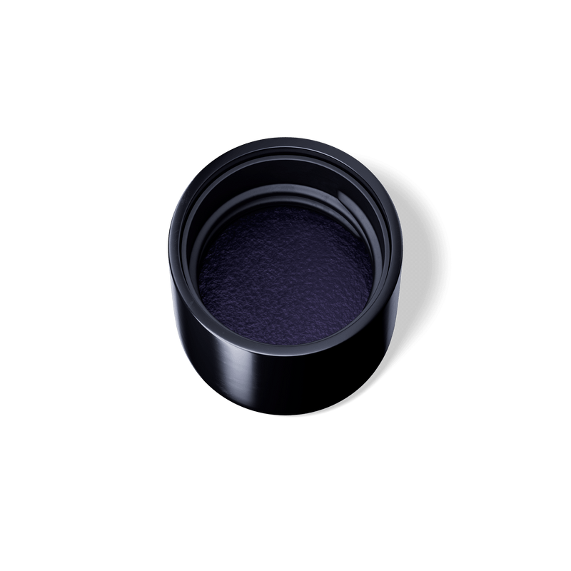 Kappe mit Violettem Inlay für Kosmetikflaschen Draco 200 ml, 24/410, Schwarz - bever-naturversand