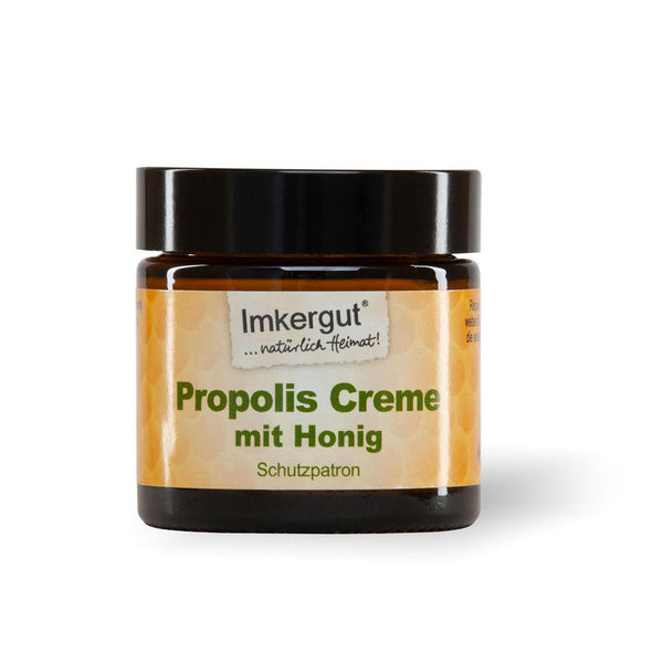 Propolis Creme mit Honig im 50 ml Tiegel - Schutzpatron - - bever-naturversand