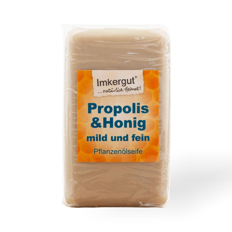 Propolis Seife reine Pflanzenölseife mit Propolis mild und fein - bever-naturversand