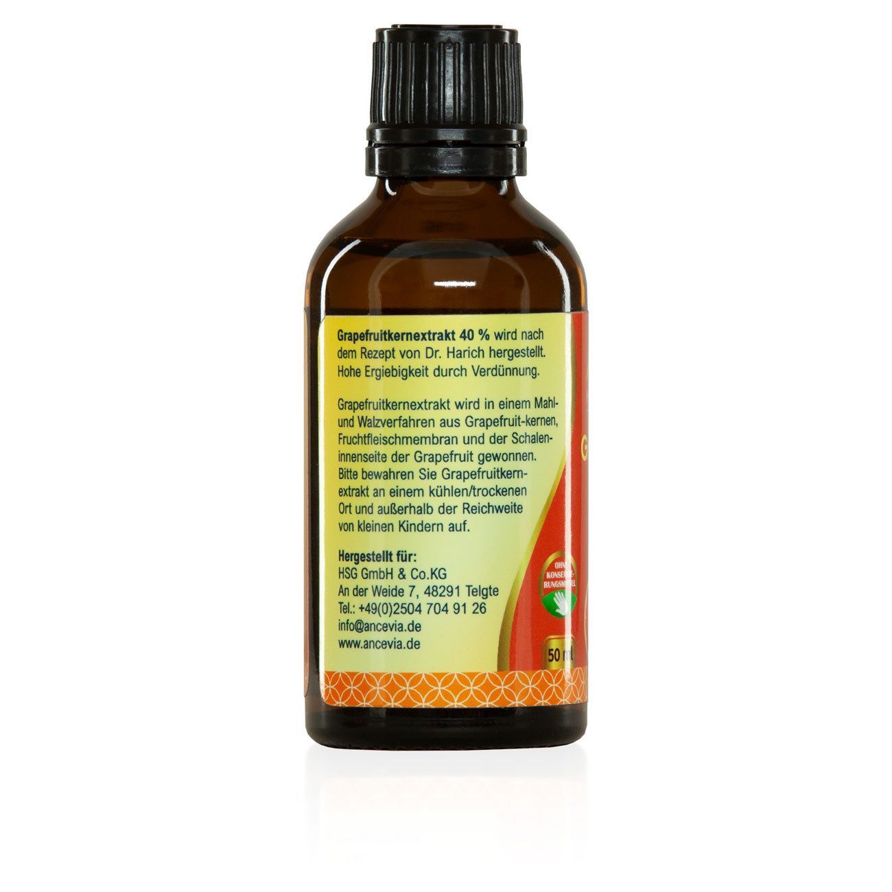 Ancevia Grapfruitkernextrakt nach Dr. Harich - 1 Flasche mit 50 ml
