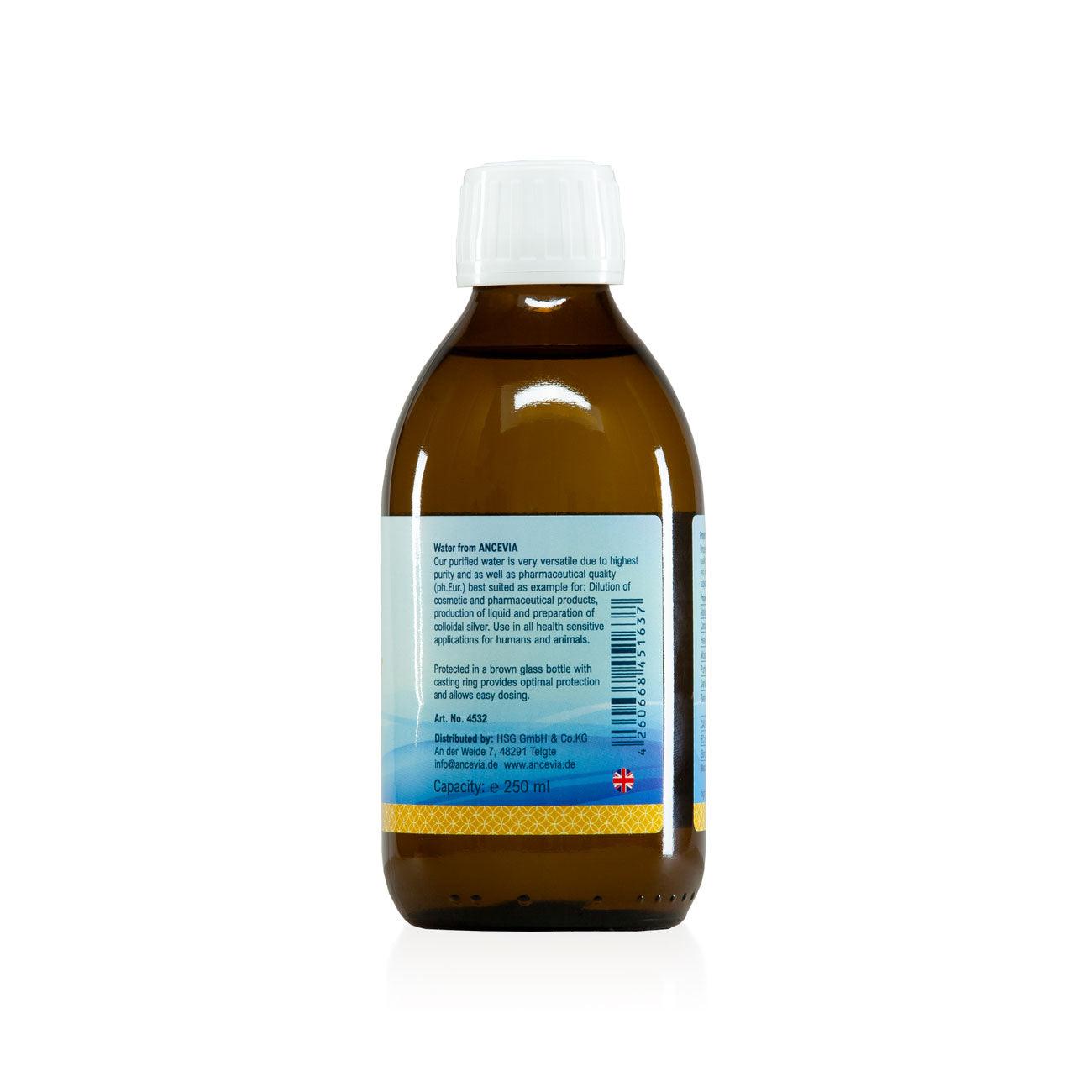 Ancevia® Ph.Eur. Wasser (AQUA PURFICATA) 250 ml - bever-naturversand