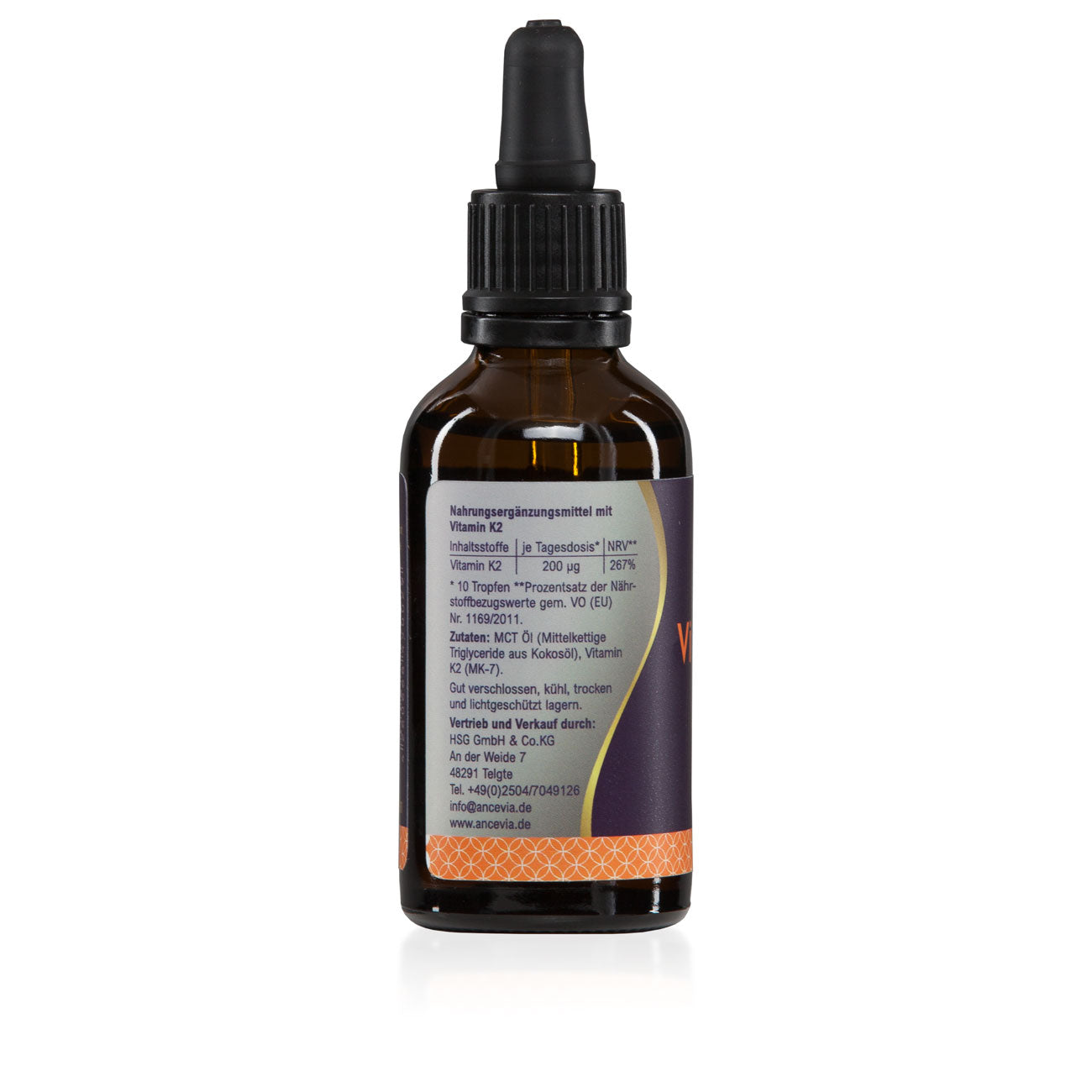 Ancevia® Vitamin K2 MK-7 Tropfen 50 ml MHD 11/2026