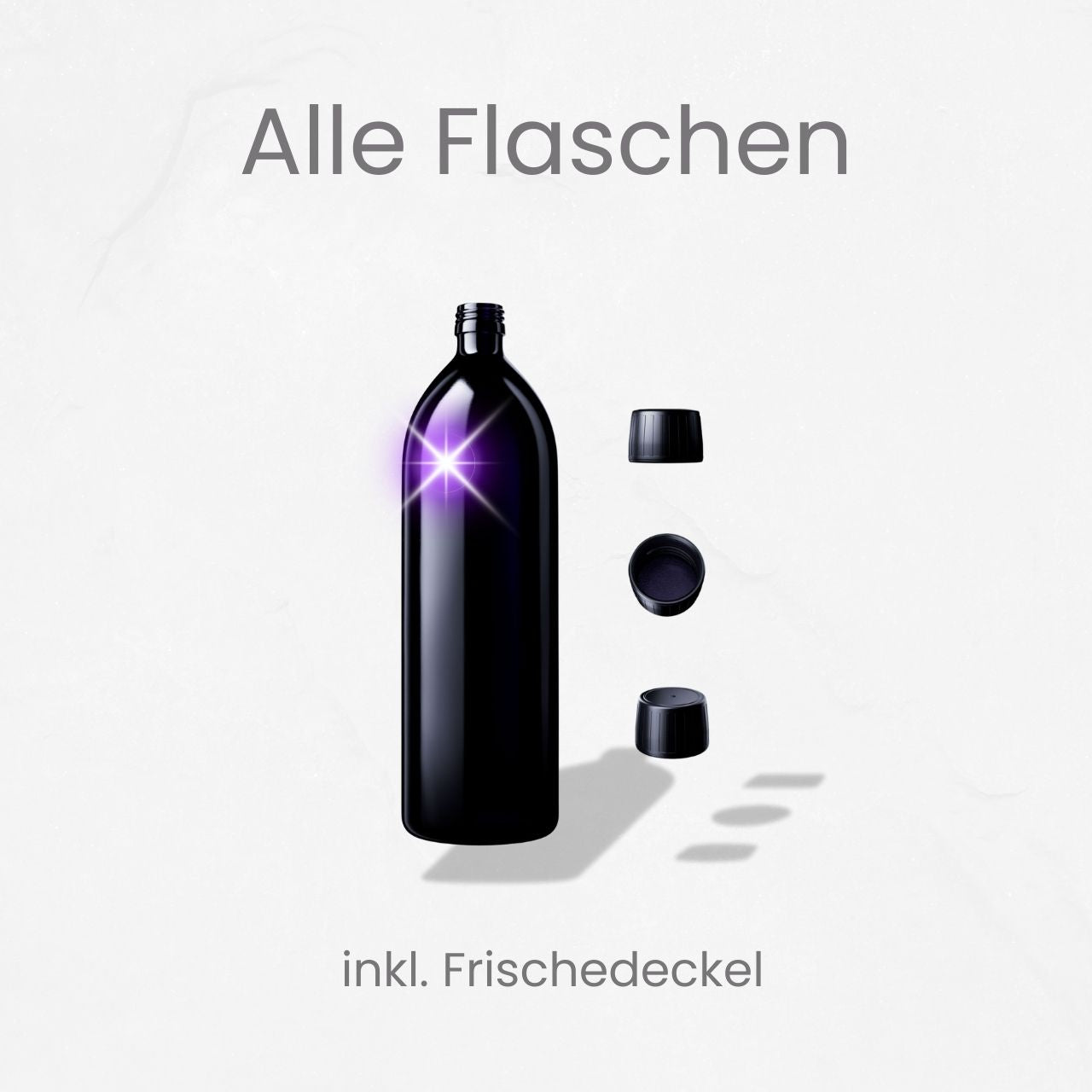 BioVio Maxima - Violettglas 1000 ml Flasche (Aquarius) von MIRON®