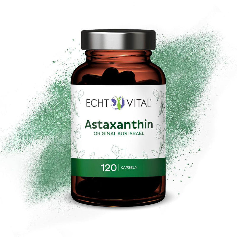 Echt Vital Astaxanthin- 1 Glas mit 120 Kapseln - bever-naturversand