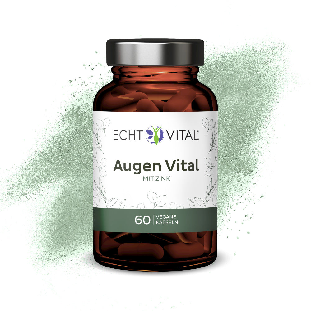 Echt Vital Augen Vital - 1 Glas mit 60 Kapseln