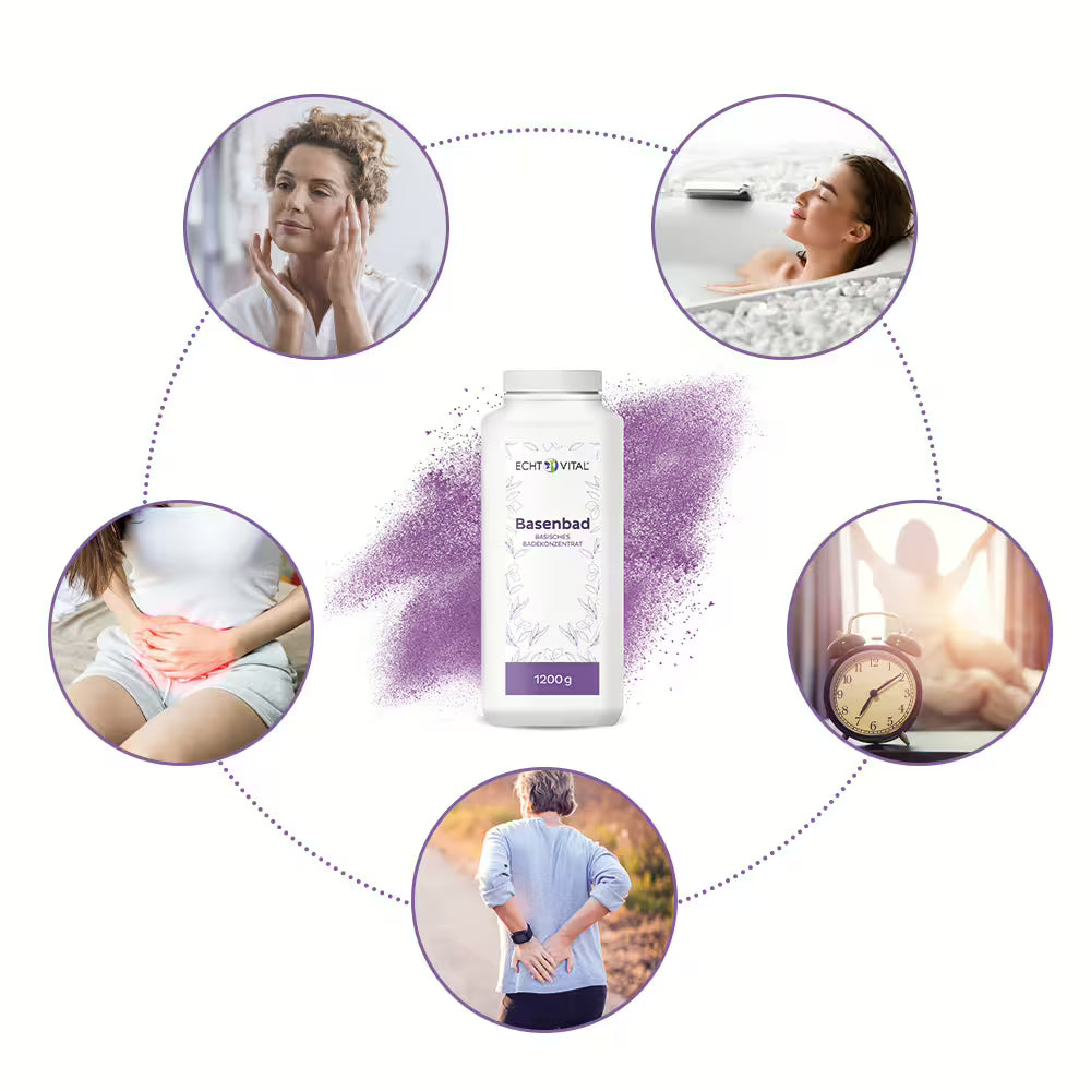 Echt Vital Basenbad - 1 Dose mit 1200 g
