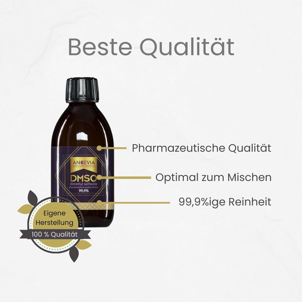 DMSO 99,9% Hochreine Basiskonzentration von Ancevia®