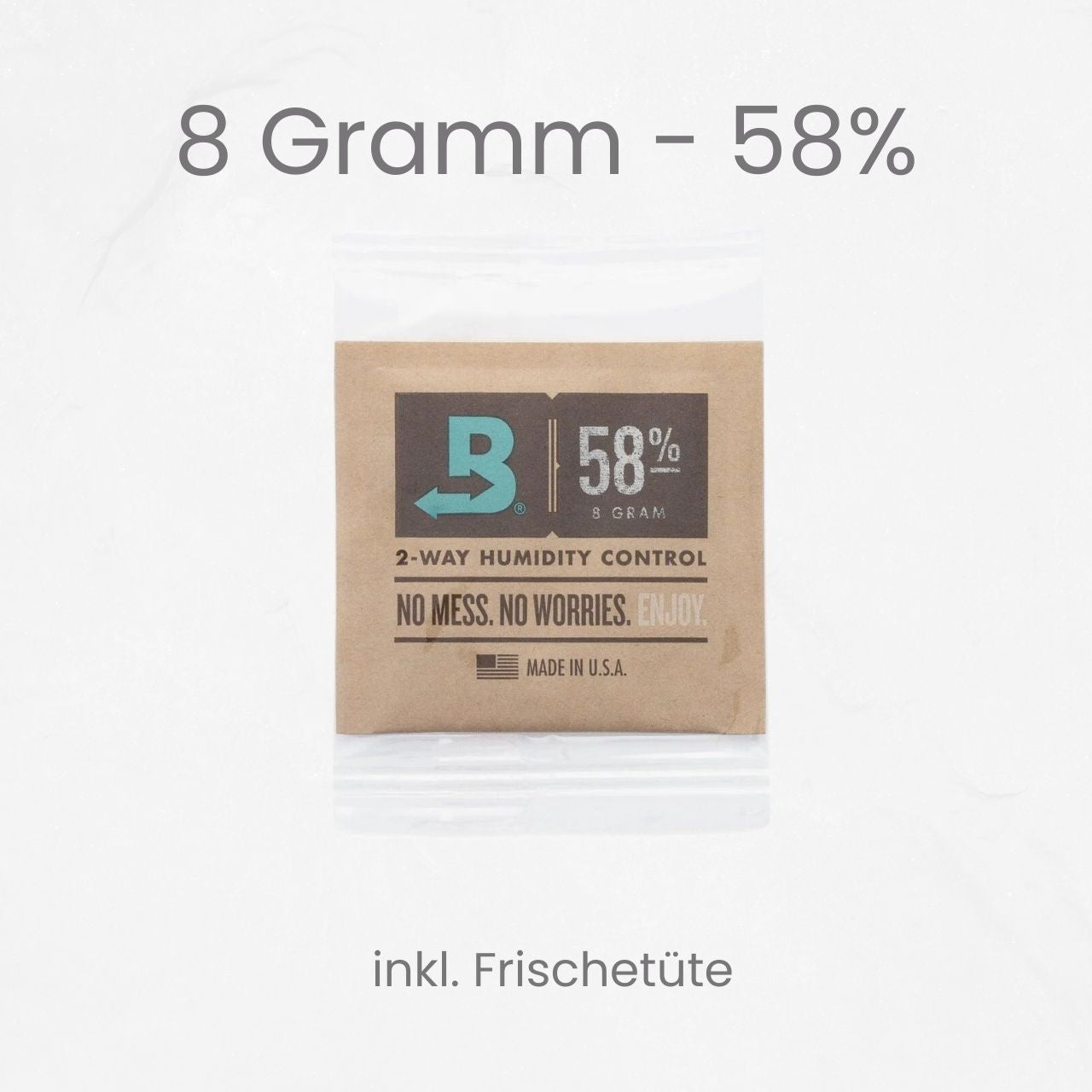 Hygro Packs für Violettglas 1000 ml - 300 ml Schimmelprävention (8g / 58%) von Boveda®