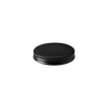Deckel Clio 168 für Miron® Weithalsglas 250 ml / 400 ml, 70/400, Schwarz aus Weißblech
