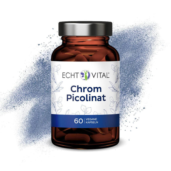 ECHT VITAL Chrom Picolinat - 1 Glas mit 60 Kapseln