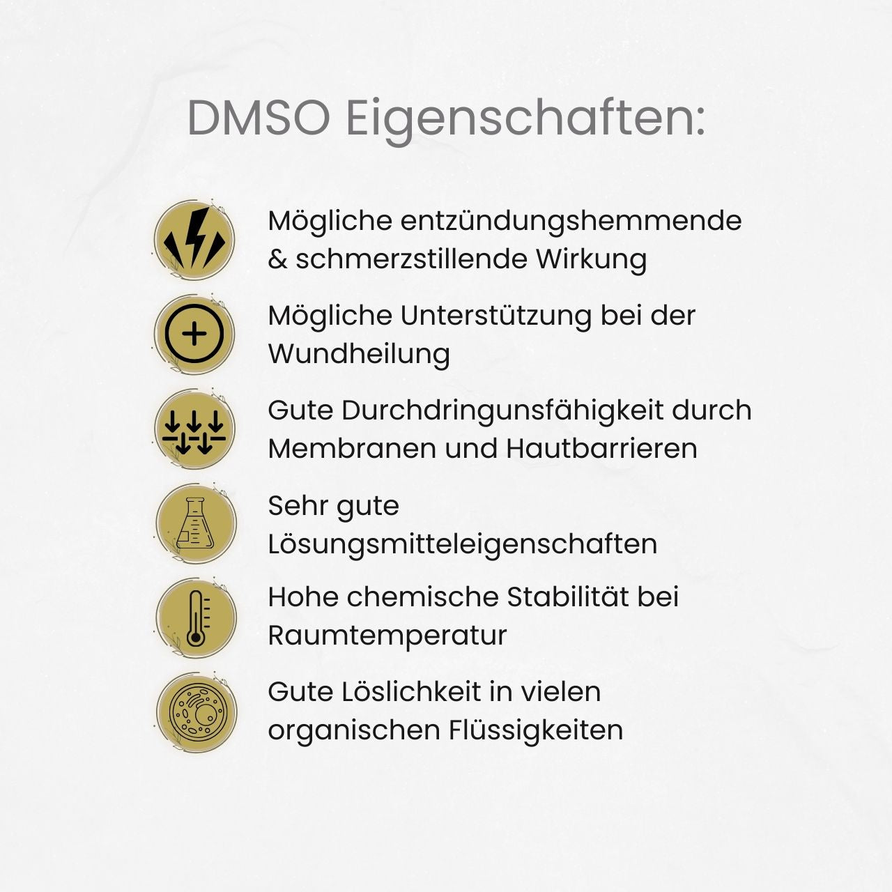 DMSO 99,9% Hochreine Basiskonzentration von Ancevia®