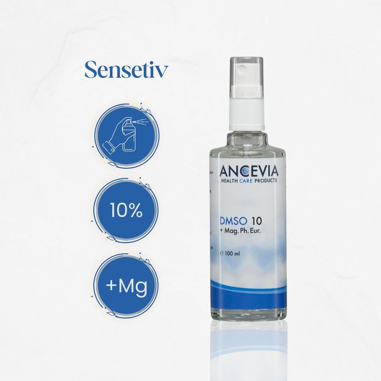 DMSO 10% Sensetiv-Spray mit Magnesiumöl von Ancevia®