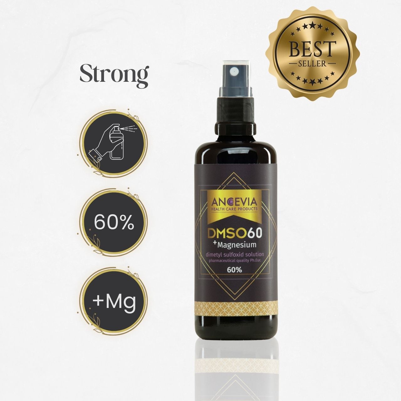 DMSO 60% Strong-Spray mit Magnesiumöl von Ancevia®