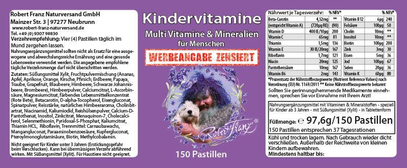 Kinder Multi Vitamine von Robert Franz - bever-naturversand