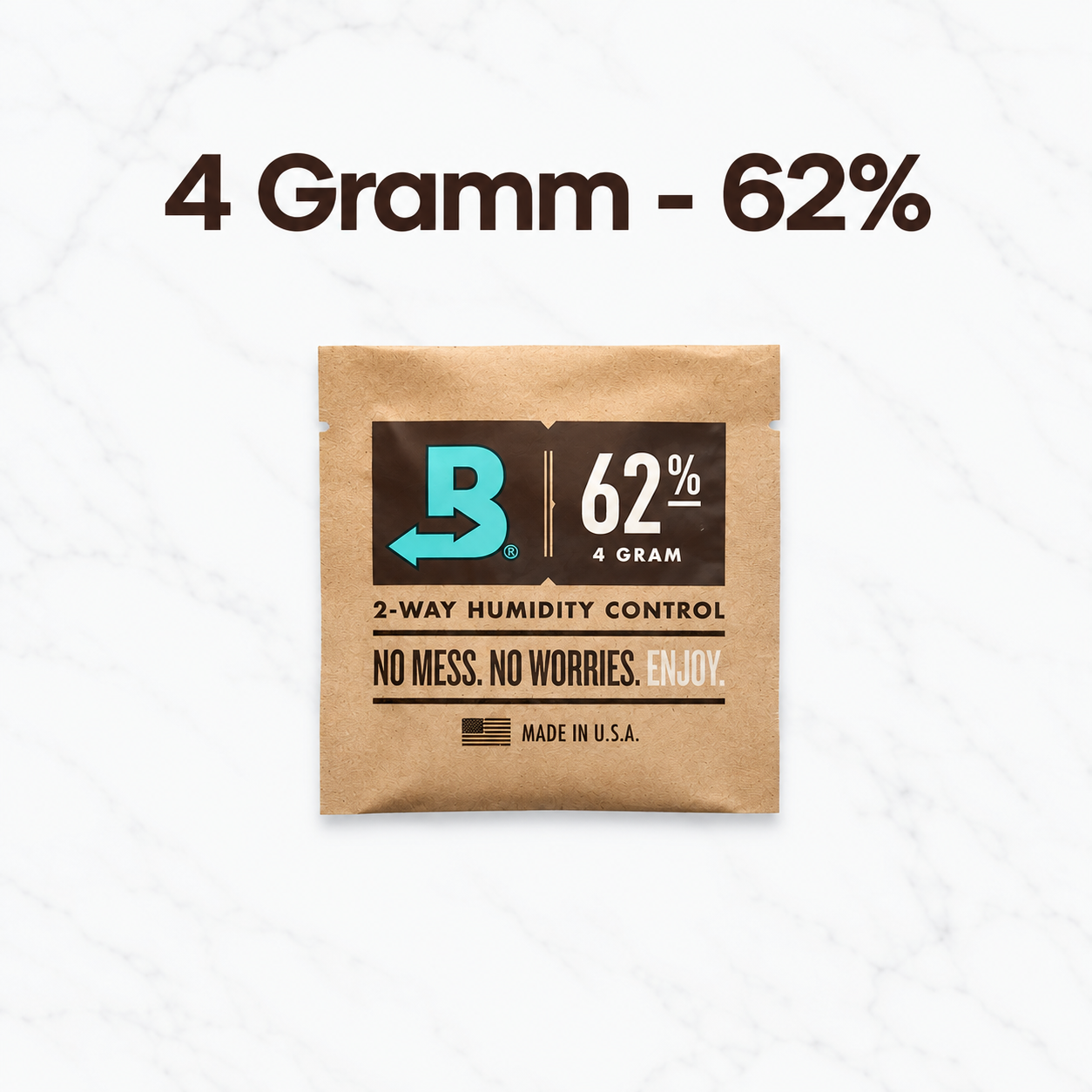 Hygro Packs für Violettglas 250 ml - 100 ml Schimmelprävention (4g / 62%) von Boveda®