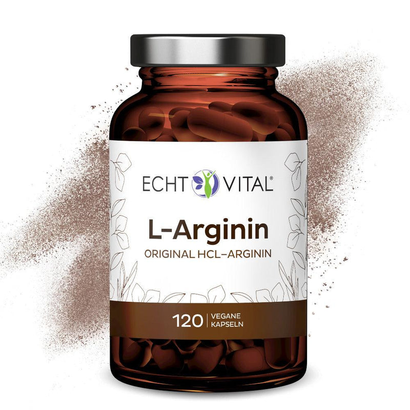 Echt Vital L-Arginin - 1 Glas mit 120 Kapseln