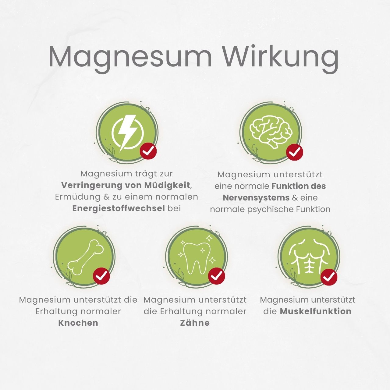 Magnesium Kapseln 60 Stück – Tri-Magnesium Dicitrat - von Nature Aktiv® (ehem. Nature Heart)