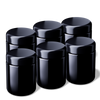 Weithalsdosen Saturn 250 ml aus Miron® Violettglas im 6er Set inkl. Deckel und Versiegelung