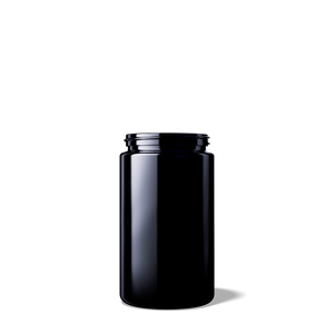 Weithalsglas Saturn 300 ml aus Miron® Violettglas