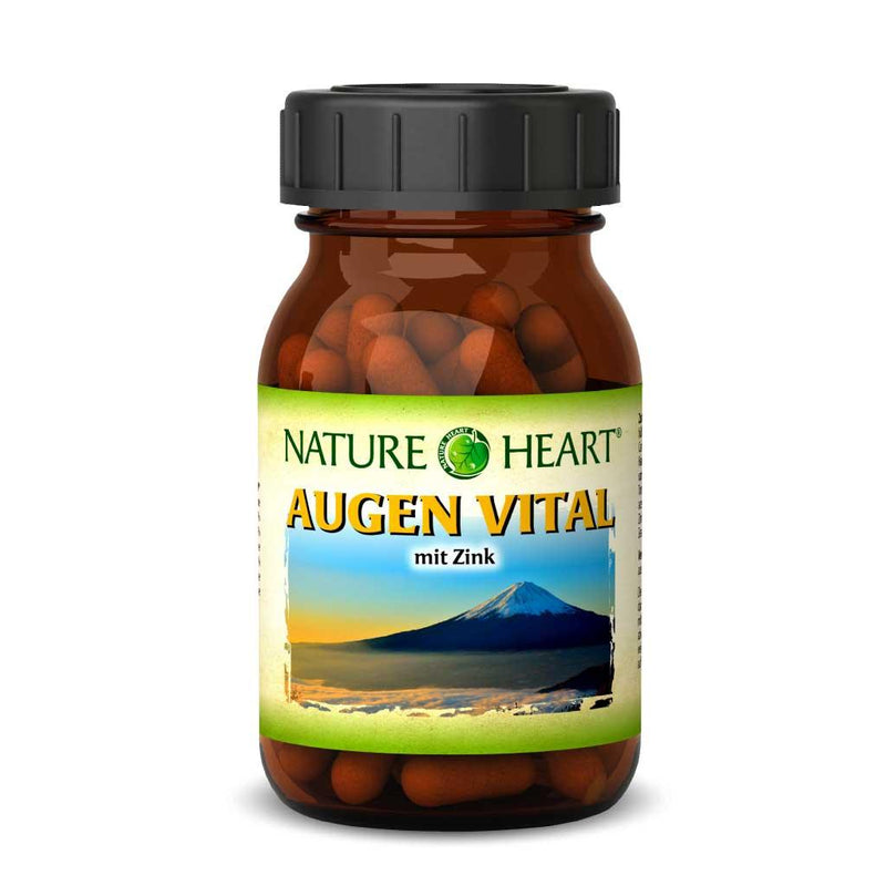 Nature Heart Augen Vital - 1 Glas mit 60 Kapseln