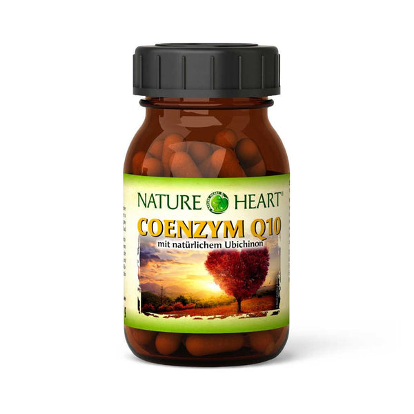 Nature Heart Coenzym Q10 - 1 Glas mit 60 Kapseln a 200 mg - bever-naturversand