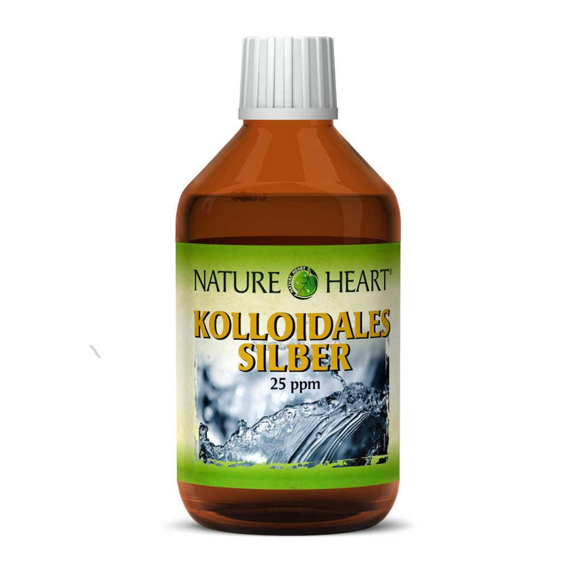 Nature Heart Kolloidales Silber 25 ppm - 1 Flasche mit 250 ml - bever-naturversand