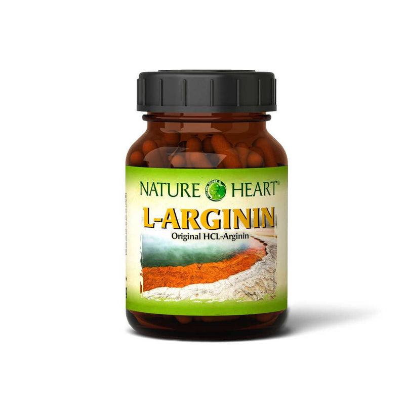 Nature Heart L-Arginin - 1 Glas mit 120 Kapseln - bever-naturversand