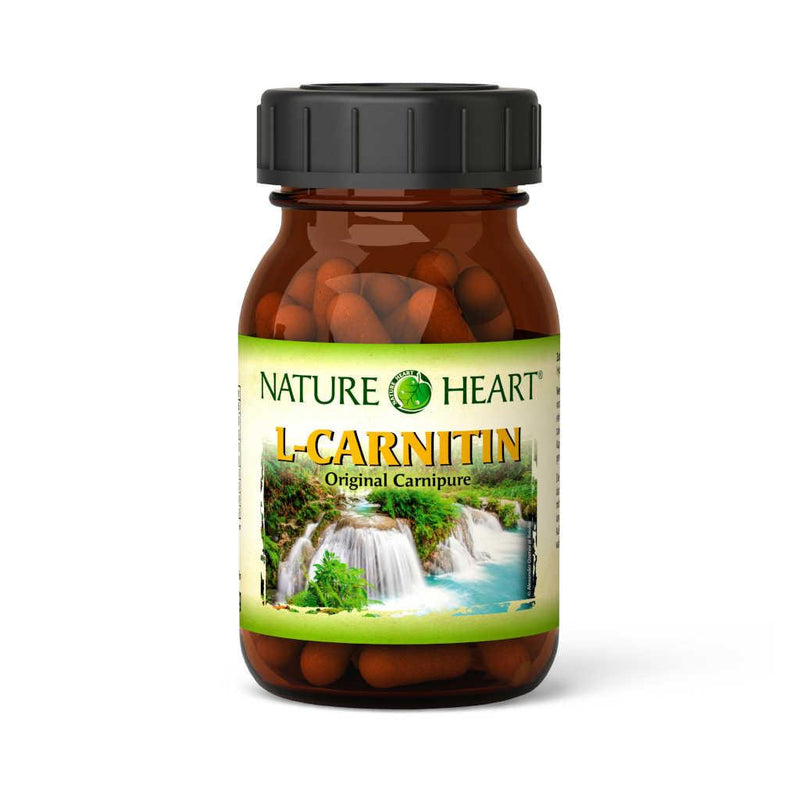 Nature Heart L-Carnitin - 1 Glas mit 60 Kapseln - bever-naturversand