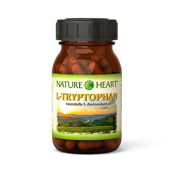 NATURE HEART L-Tryptophan - 1 Glas mit 60 Kapseln - bever-naturversand
