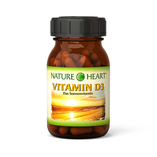 NATURE HEART Vitamin D3 - 1 Glas mit 60 Kapseln