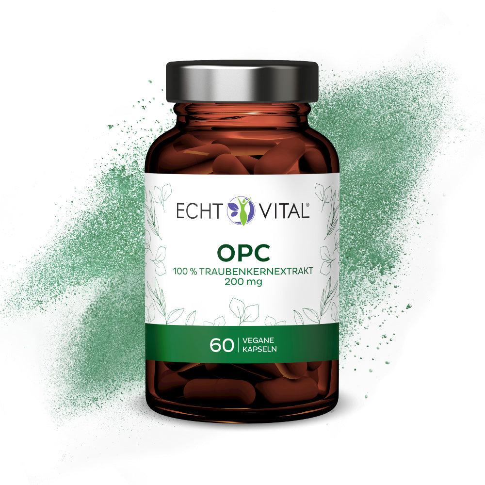 ECHT VITAL OPC - 1 Glas mit 60 Kapseln - bever-naturversand