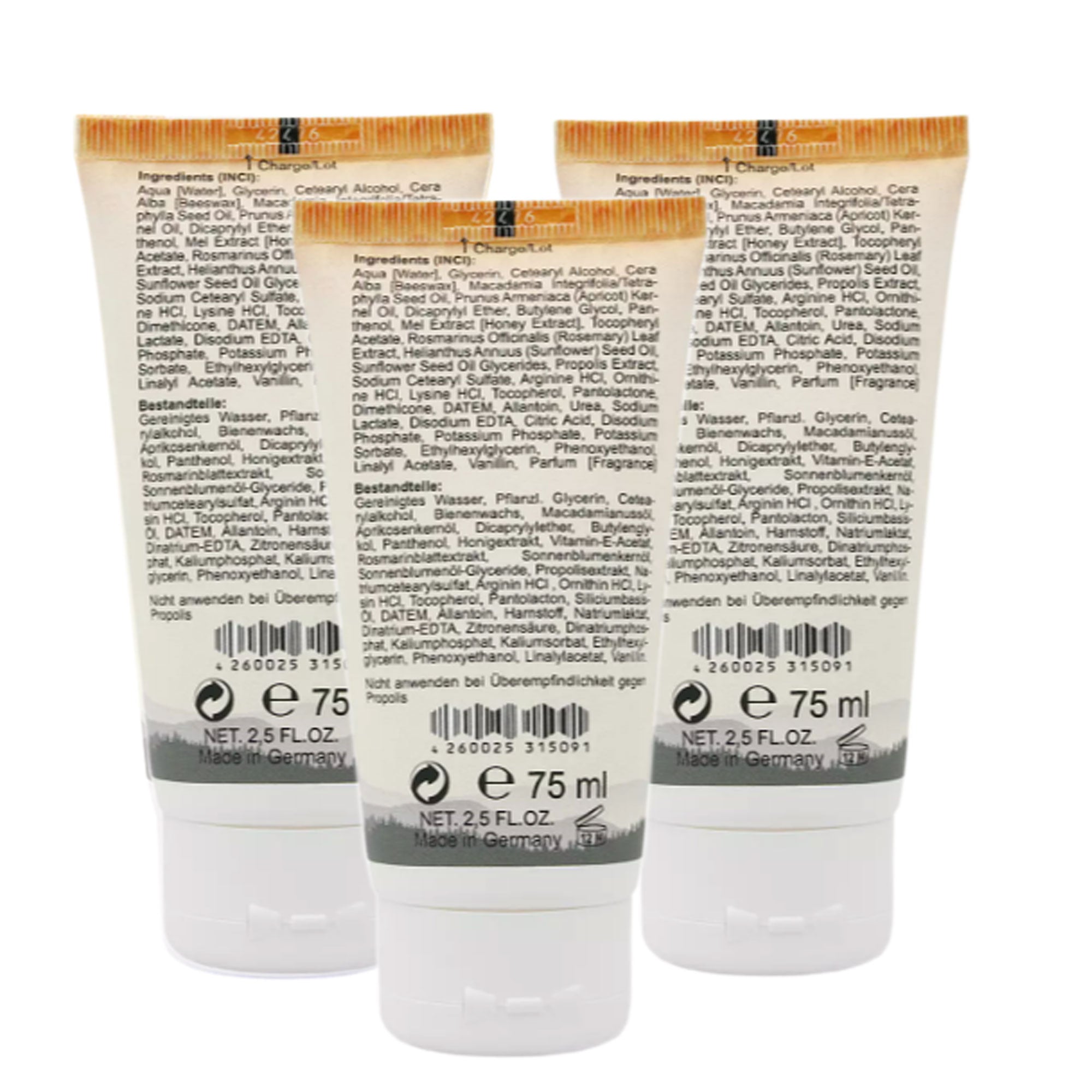 Propolis Handcreme 75ml im 3er Set - 
