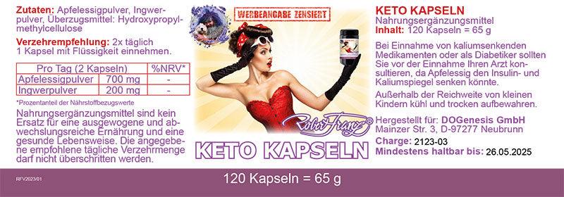 Keto 120 Kapseln von Robert Franz - bever-naturversand