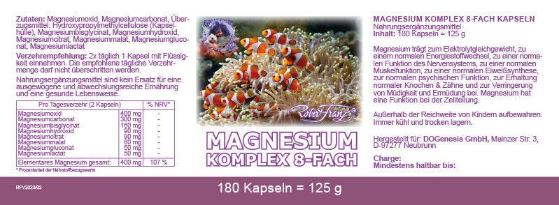 Magnesium Komplex 8-fach von Robert Franz - bever-naturversand
