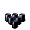 Weithalsglas Saturn 50 ml aus Miron® Violettglas inkl. Deckel und Versiegelung im 6er Set