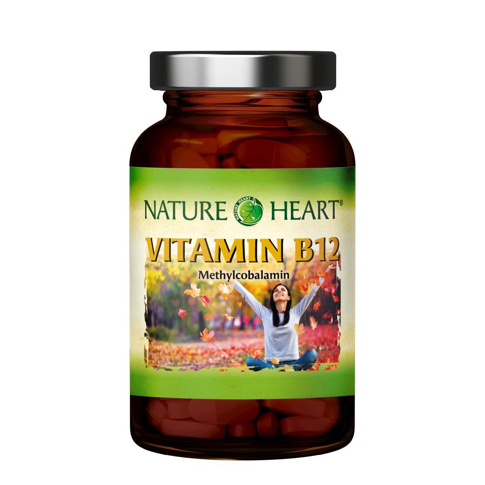 NATURE HEART Vitamin B12 - 1 Glas mit 180 Presslingen - bever-naturversand