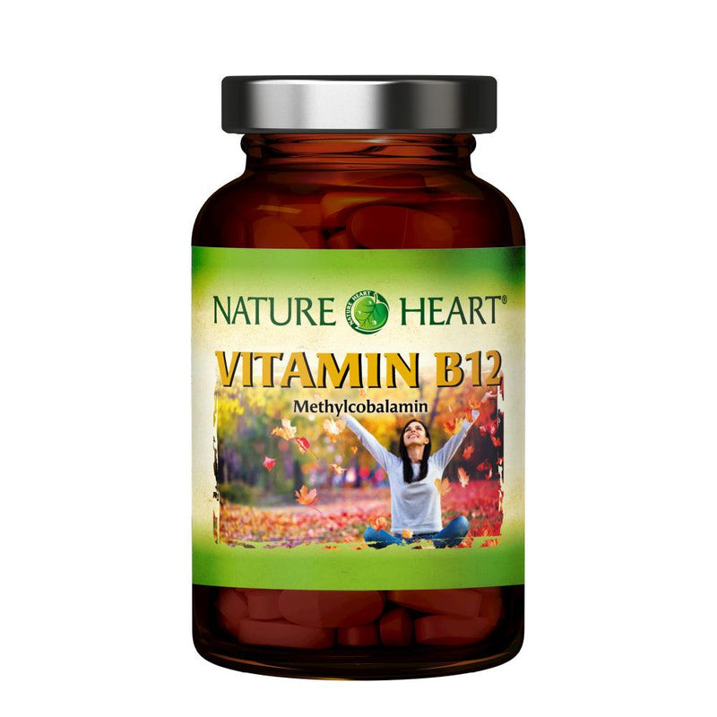 NATURE HEART Vitamin B12 - 1 Glas mit 180 Presslingen