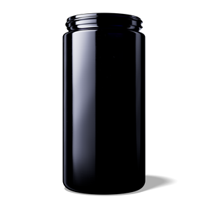 Weithalsglas Saturn 1000 ml aus Miron® Violettglas