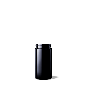 Weithalsglas Saturn 100 ml aus Miron® Violettglas (Langform)