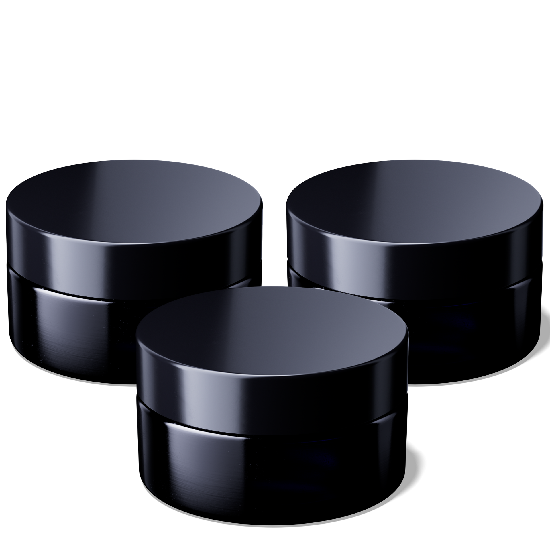 Kosmetiktiegel Sirius 100 ml 3er Set inkl. Deckel PP und Siegel