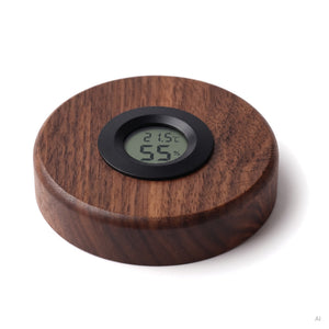 Holzdeckel Nussbaum für Saturn 1000 ml (89/400) – geölt – inkl. Hygrometer