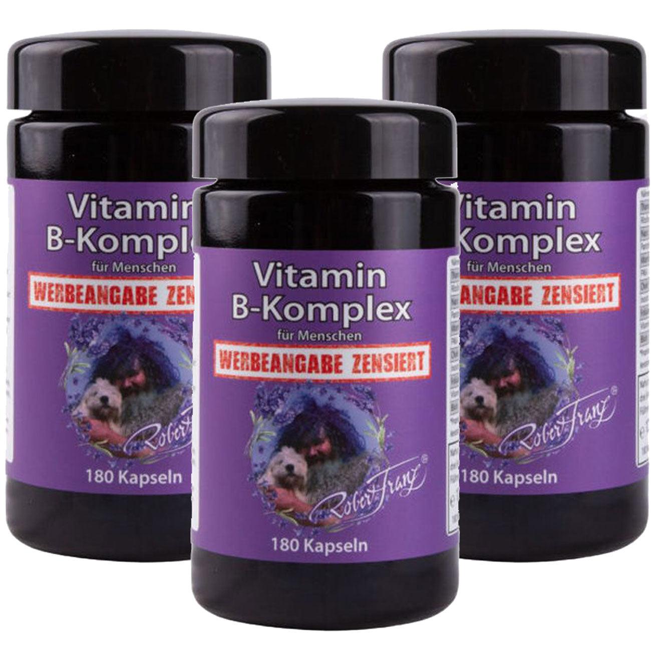 Vitamin B Komplex im 3er Set von Robert Franz - bever-naturversand